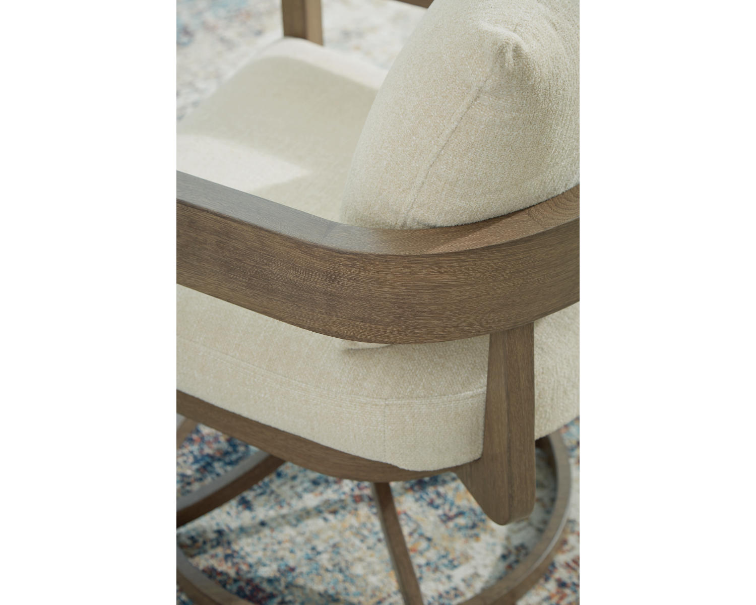 Serene Bay Outdoor Swivel Dining Chair with Cushion (Set of 2)