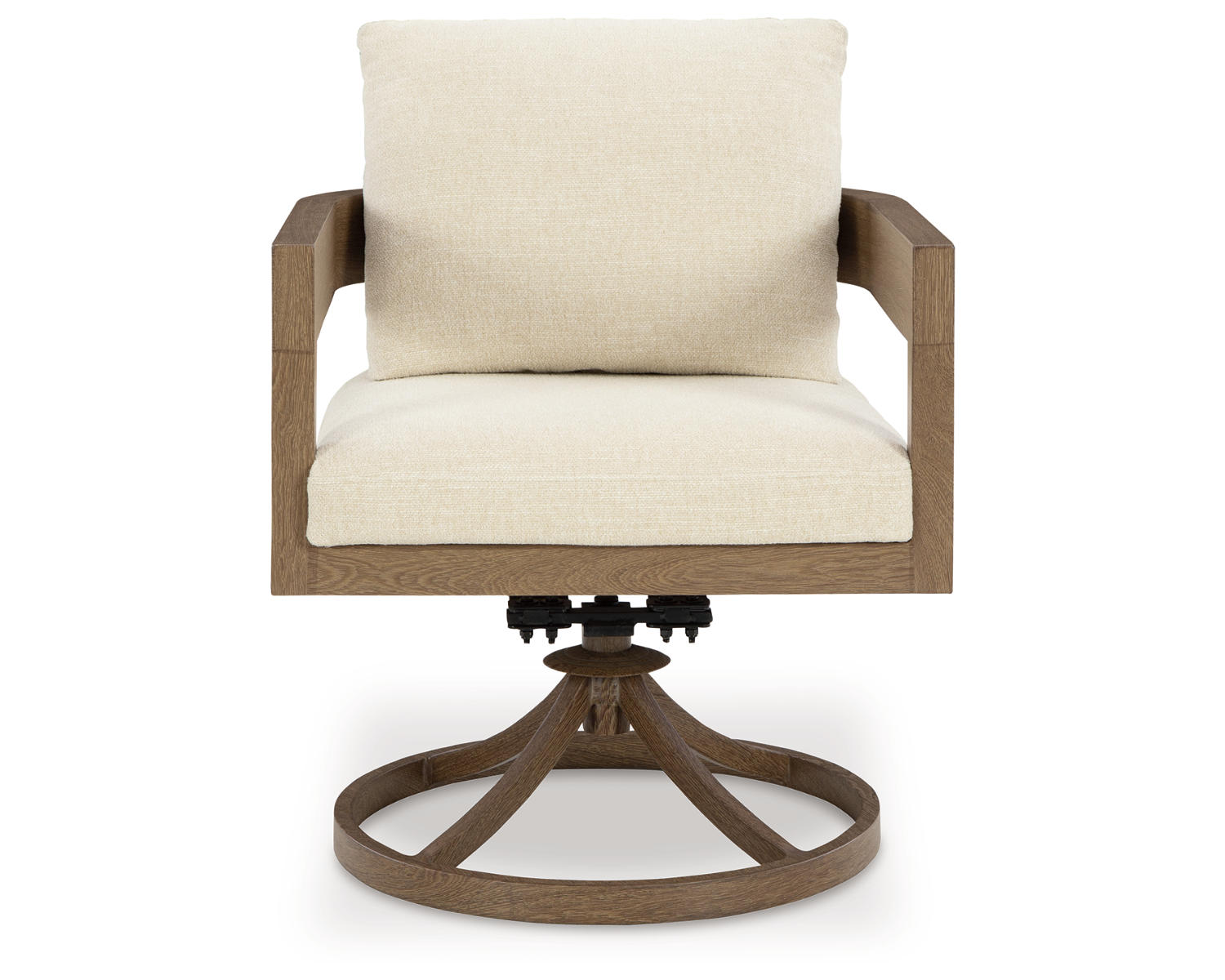 Serene Bay Outdoor Swivel Dining Chair with Cushion (Set of 2)