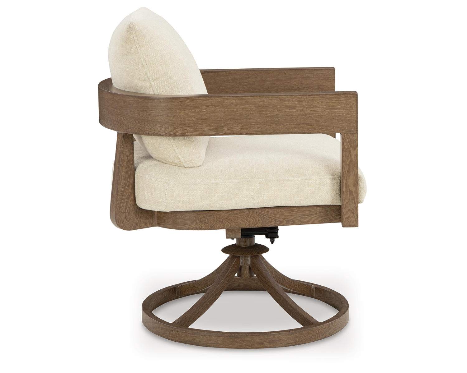 Serene Bay Outdoor Swivel Dining Chair with Cushion (Set of 2)