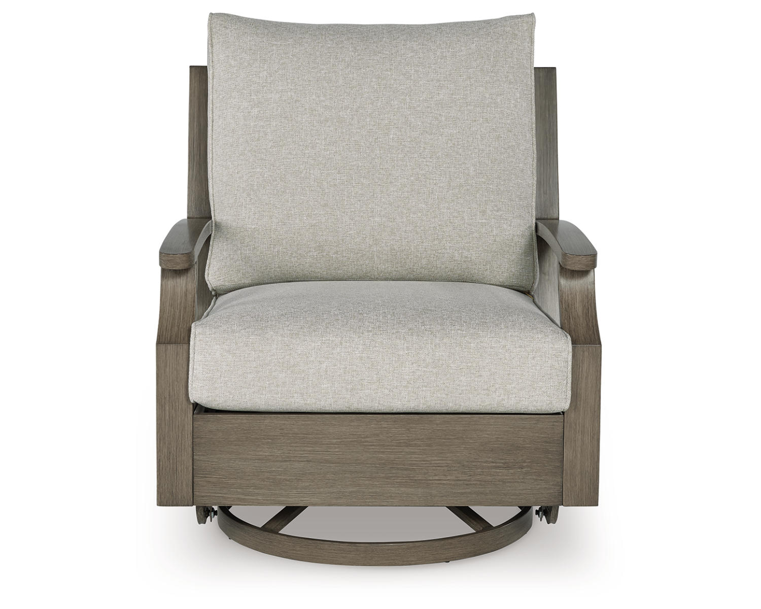 Rainier Ranch Outdoor Swivel Glider Chair with Cushion