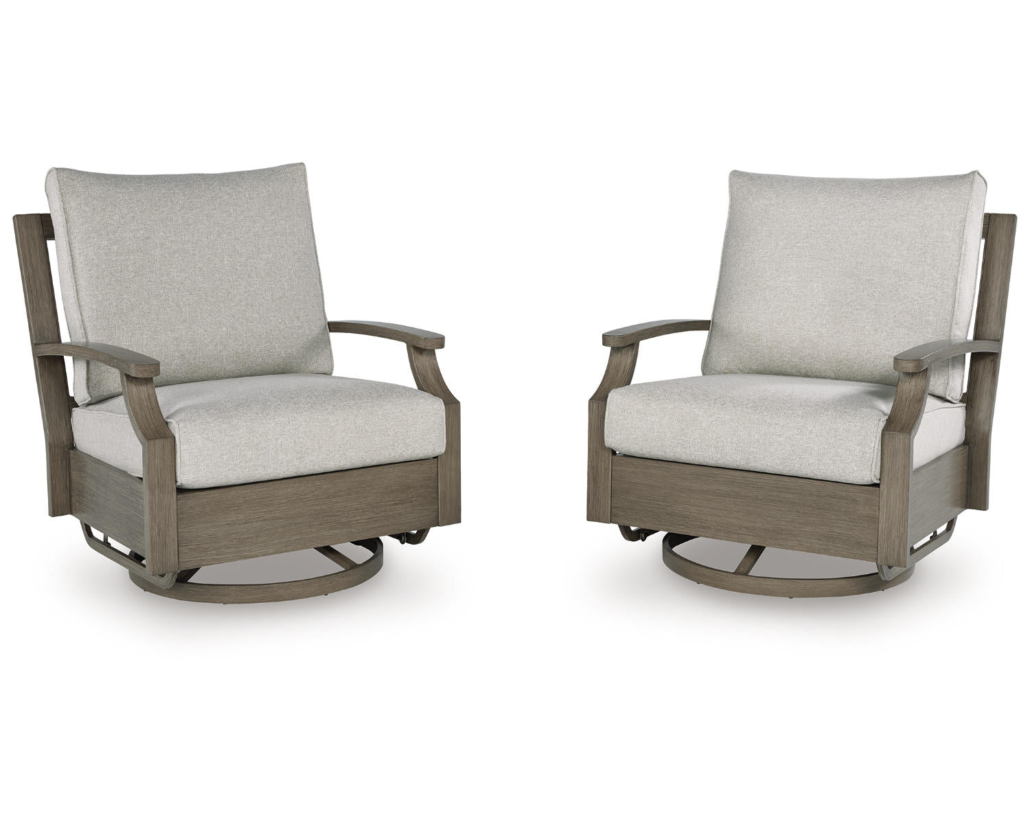Rainier Ranch Outdoor Swivel Glider Chair with Cushion