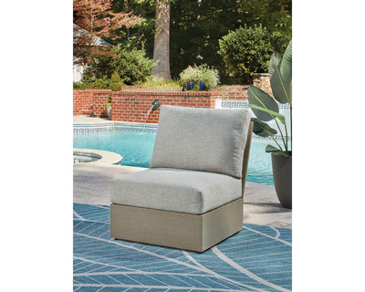 Silla de exterior sin brazos con cojín Kimpton Isle