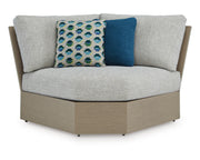 Kimpton Isle Outdoor Corner Chair with Cushion