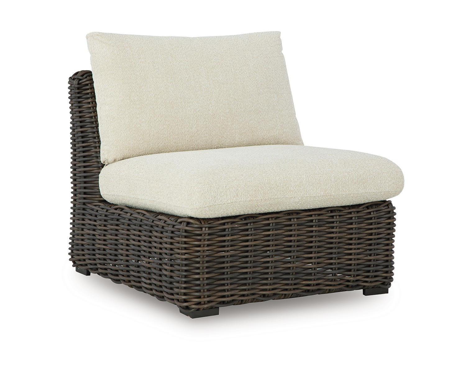 Kimora Outdoor Armless Chair with Cushion