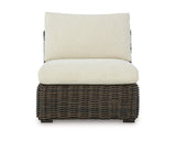 Kimora Outdoor Armless Chair with Cushion
