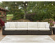 Kimora - Loveseat para exteriores con brazos derecho e izquierdo, con cojín (juego de 2)