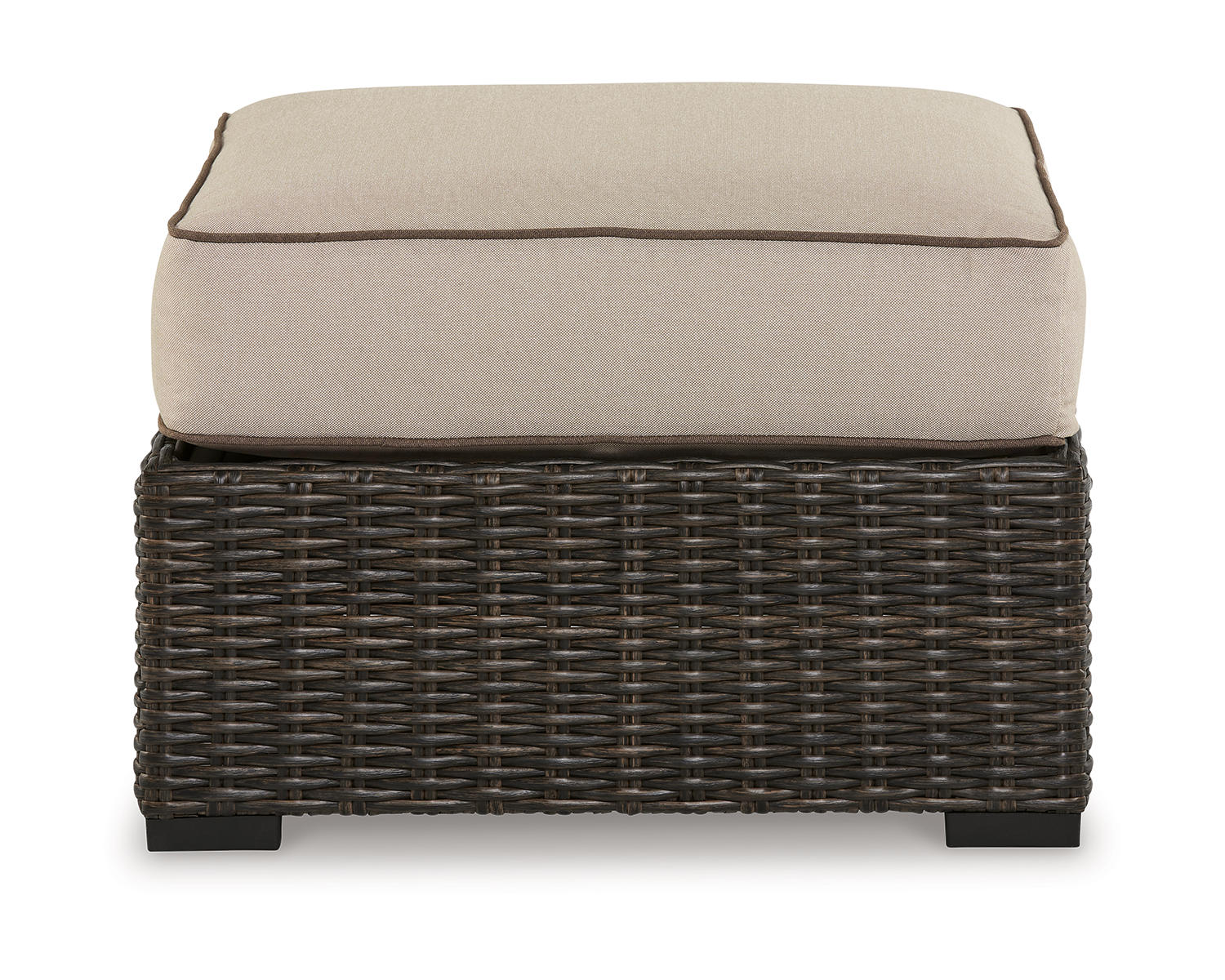 Coastline Bay Outdoor Ottoman with Cushion