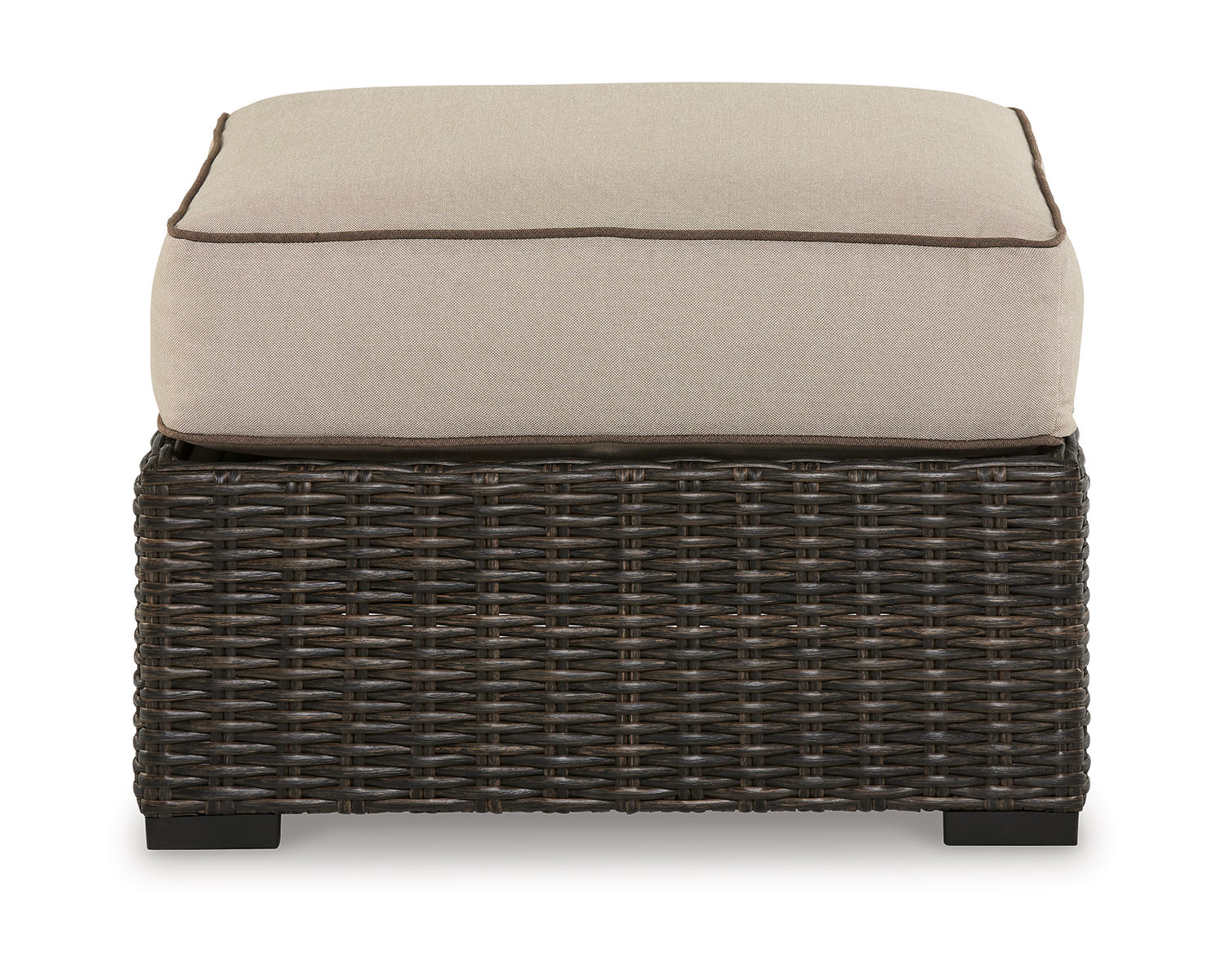 Coastline Bay Outdoor Ottoman with Cushion
