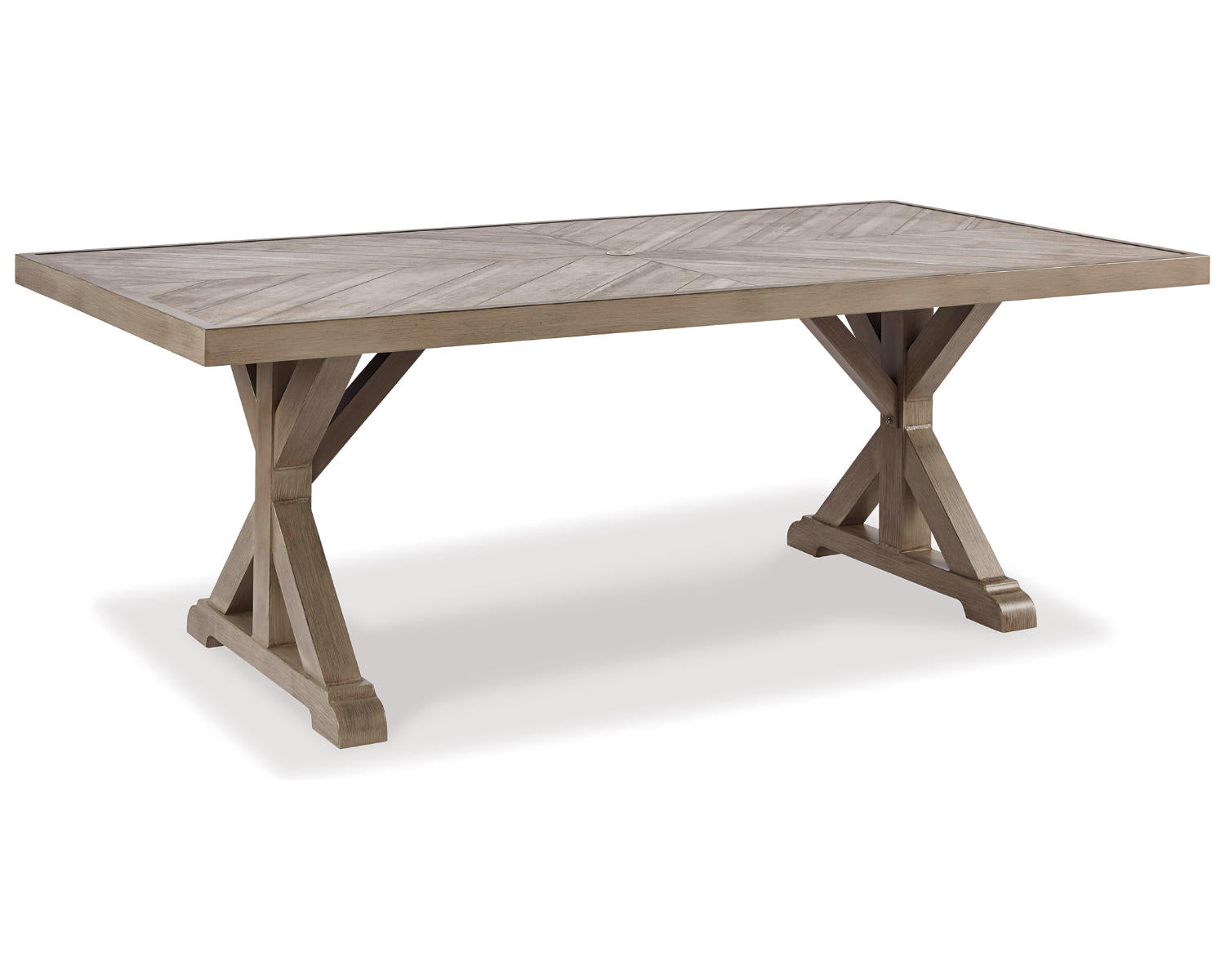 Beachcroft Outdoor Dining Table with 4 Chairs and Bench