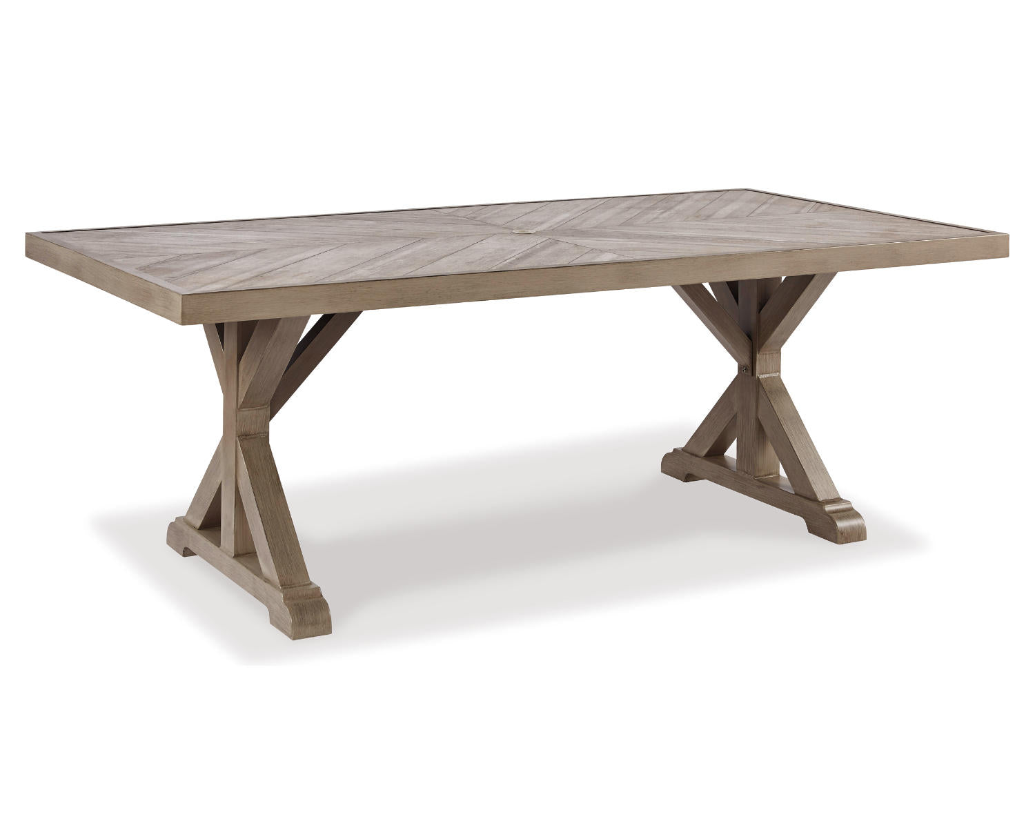 Beachcroft Outdoor Dining Table with 4 Chairs and Bench