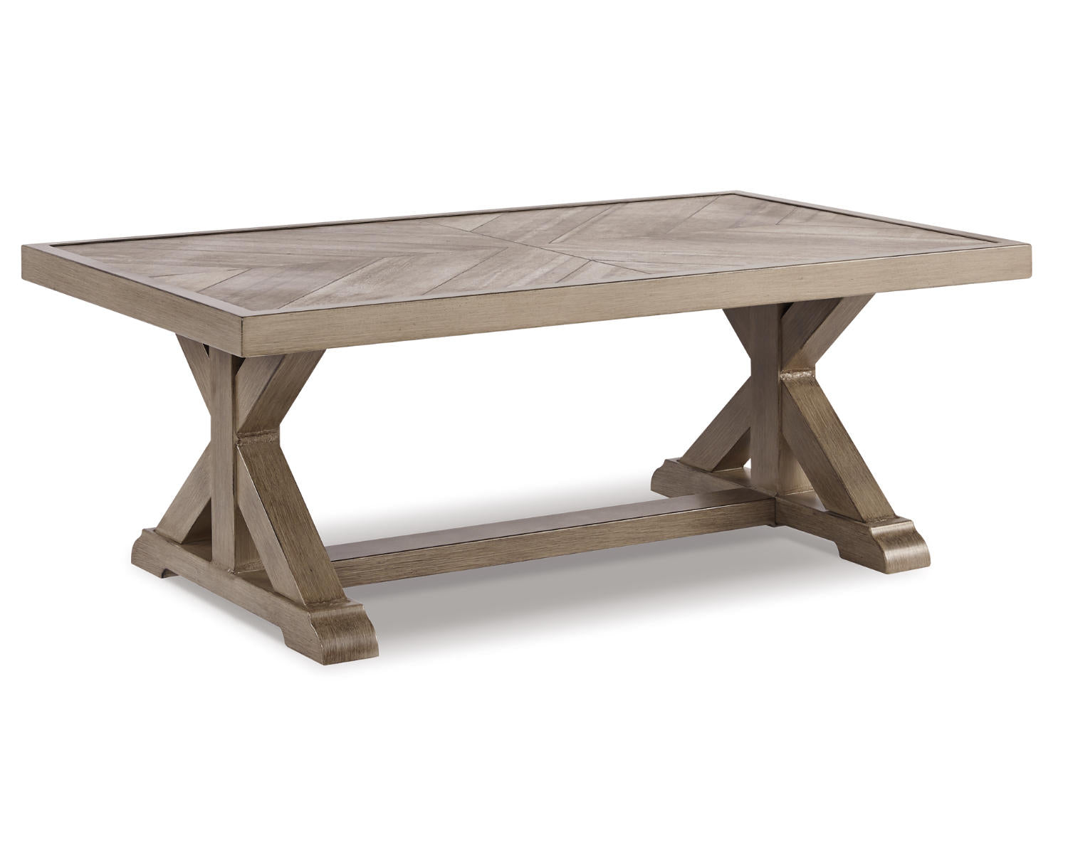 Beachcroft 3-Piece Outdoor Sectional with Coffee Table and 2 End Tables