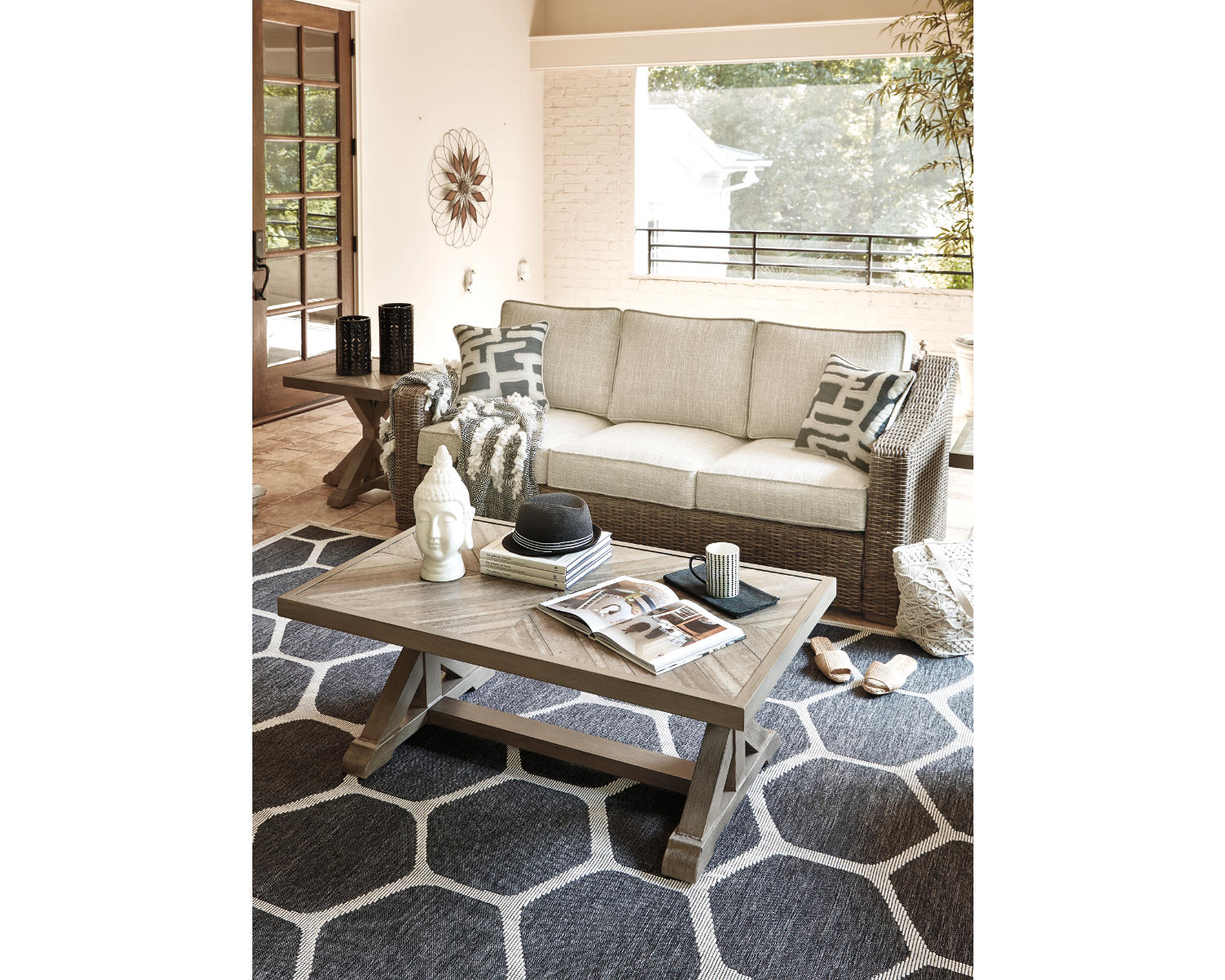 Beachcroft Outdoor Sofa with Cushion