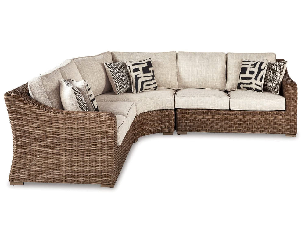Conjunto de asientos para exterior de 3 piezas Beachcroft