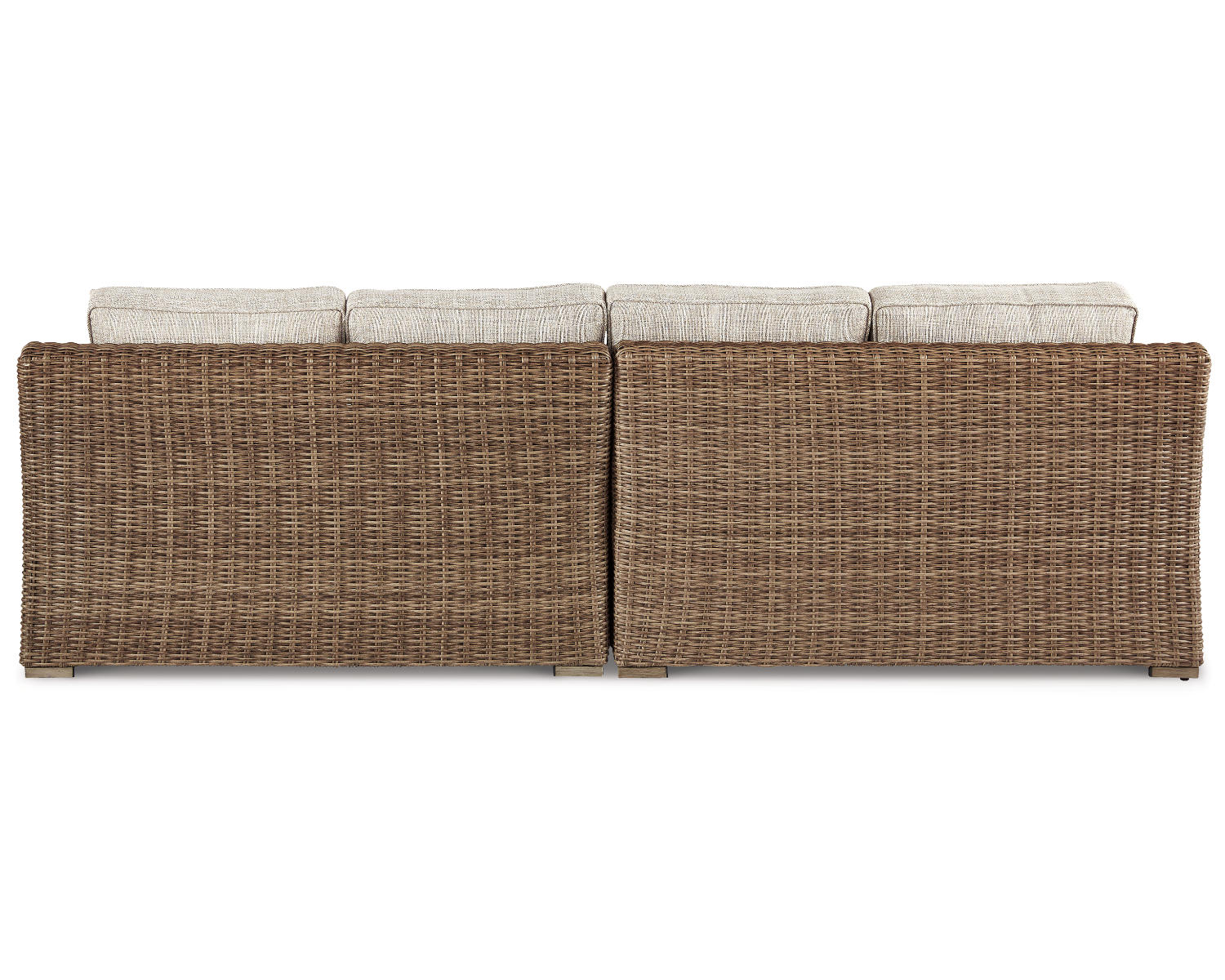 Beachcroft 4-Piece Outdoor Sectional, 2 Arm Chairs, Lounge Chair and Bench