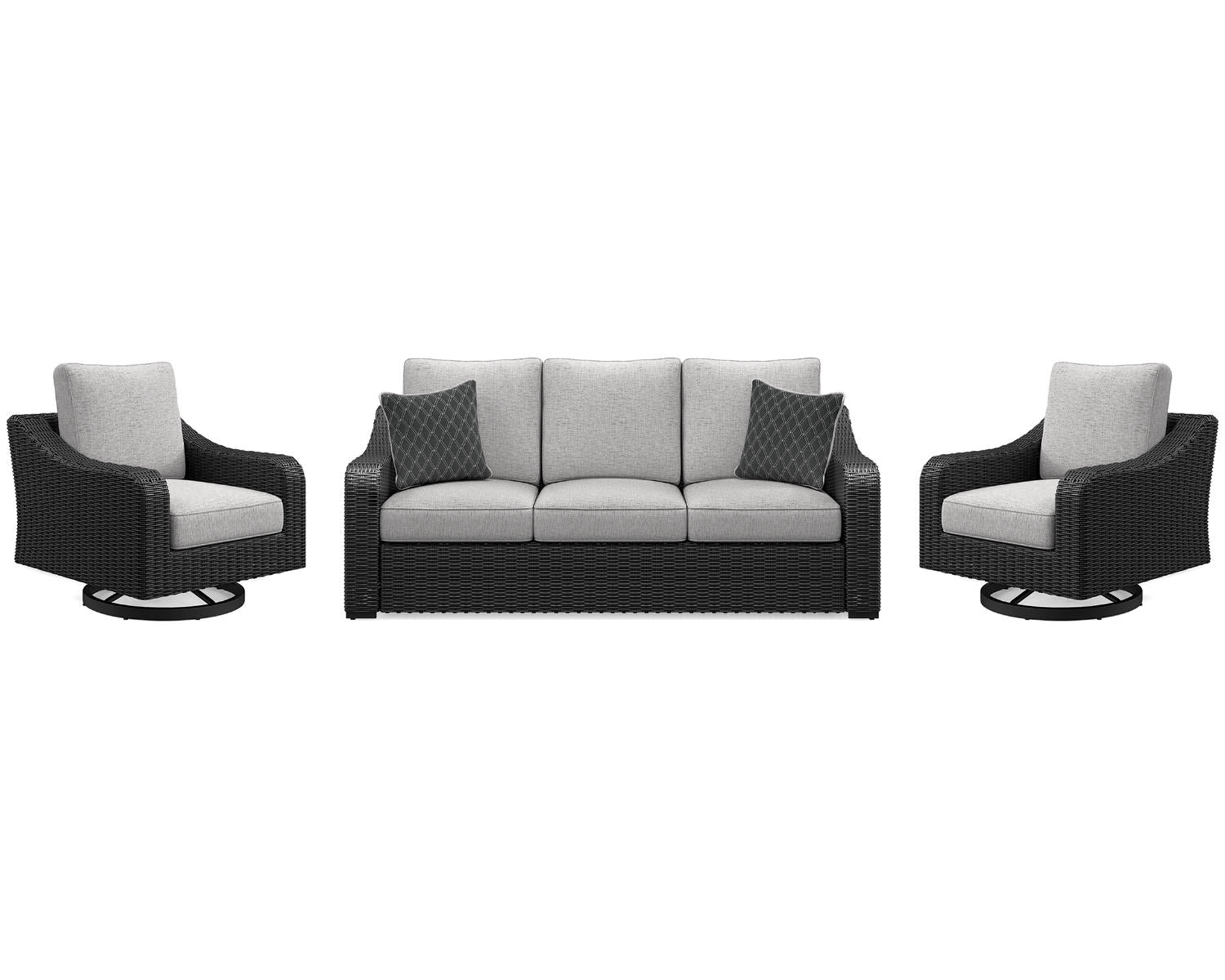 Beachcroft Outdoor Sofa and 2 Lounge Chairs