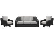 Beachcroft Outdoor Sofa and 2 Lounge Chairs