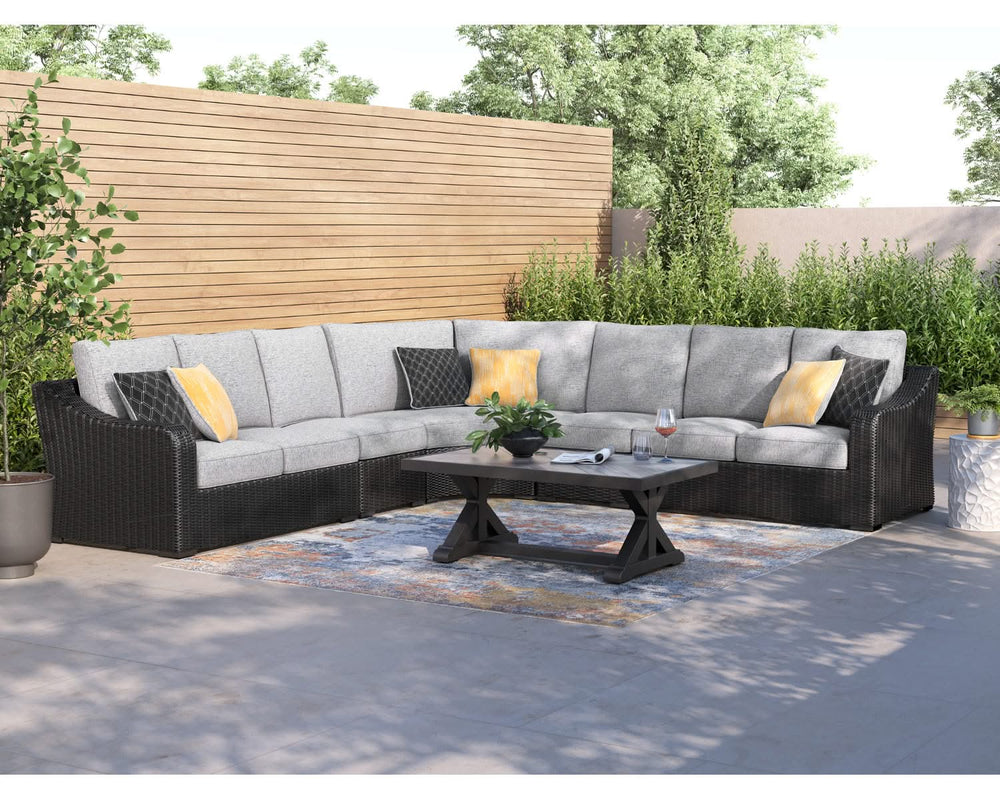 Seccional de exterior de 5 piezas Beachcroft