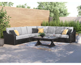 Seccional de exterior de 5 piezas Beachcroft