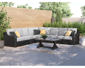Seccional de exterior de 5 piezas Beachcroft