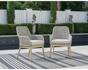 Seton Creek Outdoor Dining Arm Chair (Set of 2)