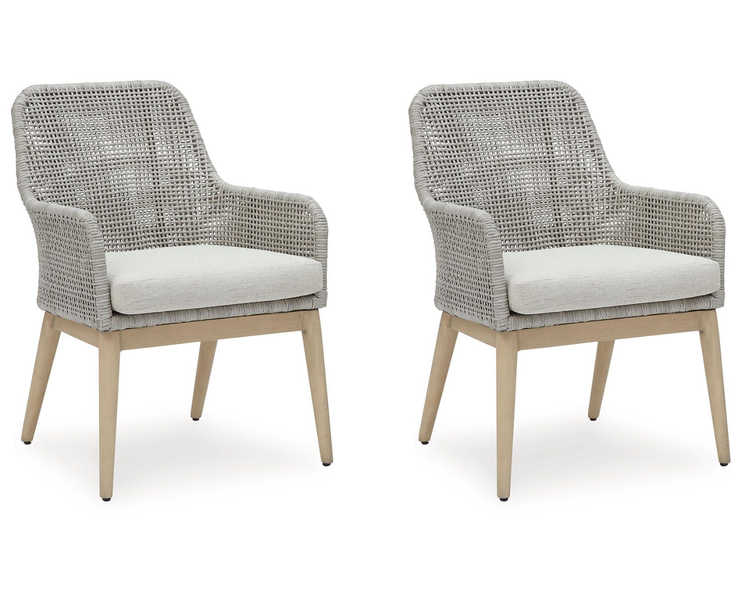 Seton Creek Outdoor Dining Arm Chair (Set of 2)