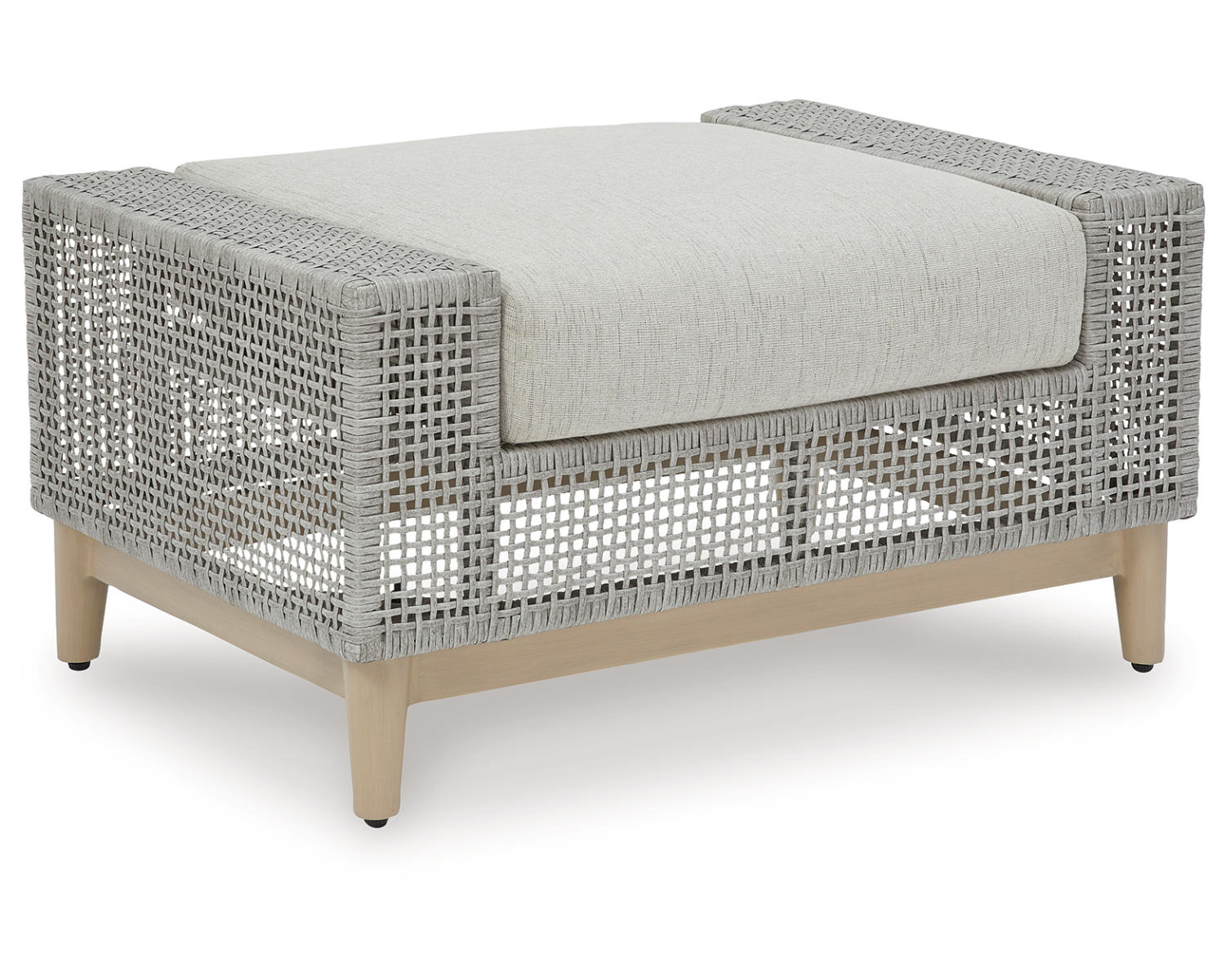 Seton Creek Outdoor Ottoman with Cushion