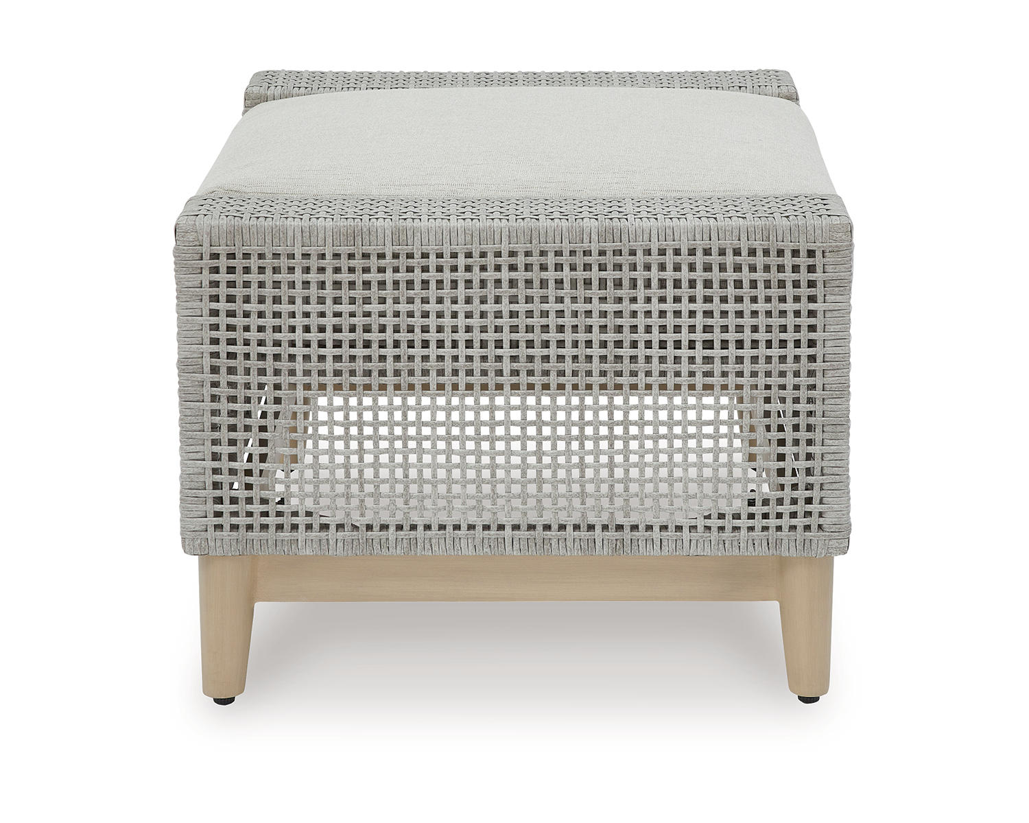 Seton Creek Outdoor Ottoman with Cushion