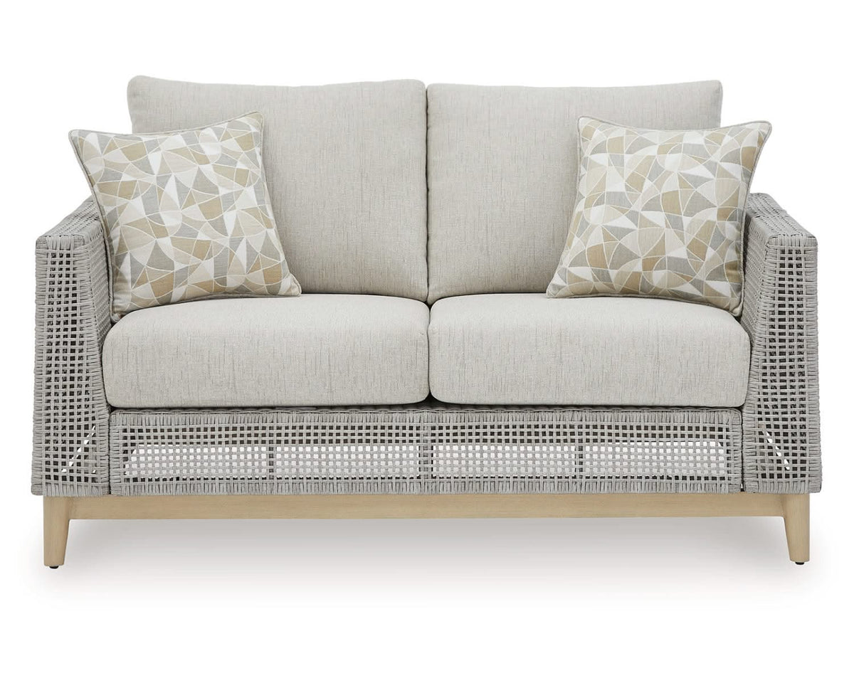 Seton Creek Outdoor Loveseat with Cushion