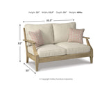 Clare View Outdoor Loveseat and 4 Lounge Chairs