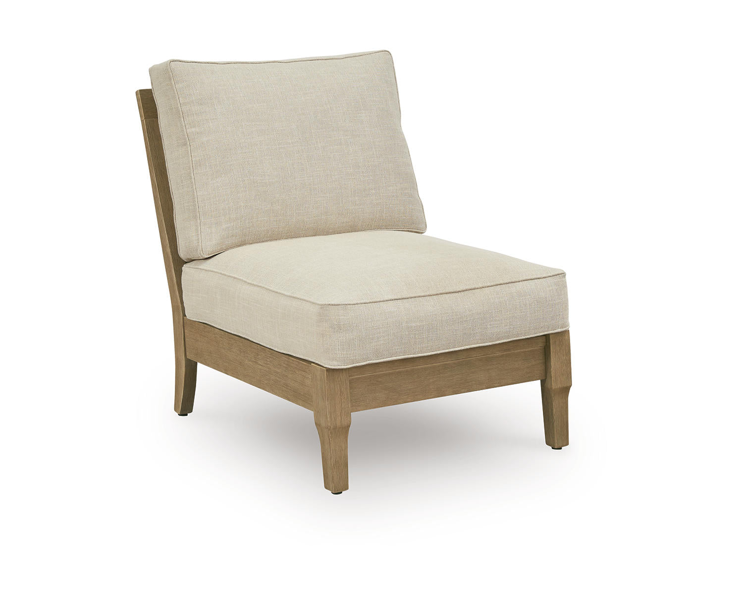 Clare View Armless Chair with Cushion