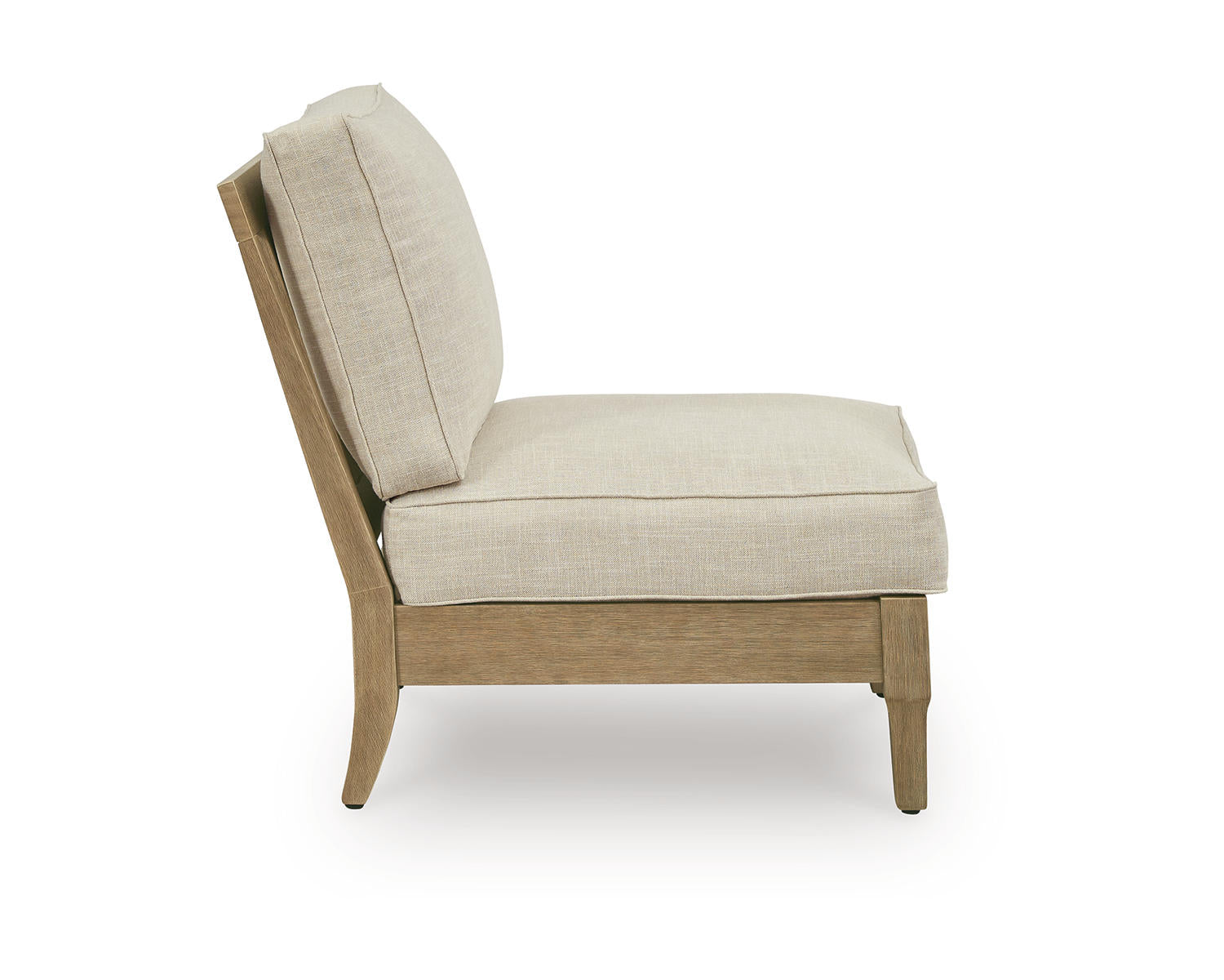 Clare View Armless Chair with Cushion