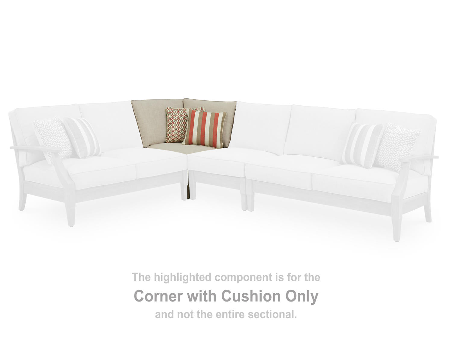 Clare View Corner with Cushion