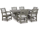 Mesa de comedor de exterior Visola con 6 sillas