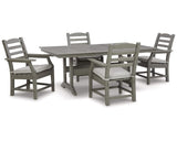 Mesa de comedor de exterior Visola con 4 sillas