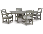 Visola Outdoor Dining Table with 4 Chairs
