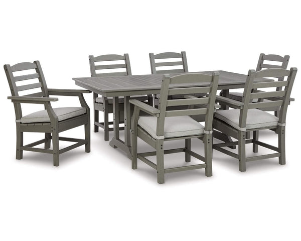 Mesa de comedor de exterior Visola con 6 sillas