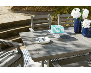 Mesa de comedor de exterior Visola con 4 sillas