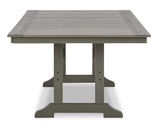 Mesa de comedor de exterior Visola con 4 sillas