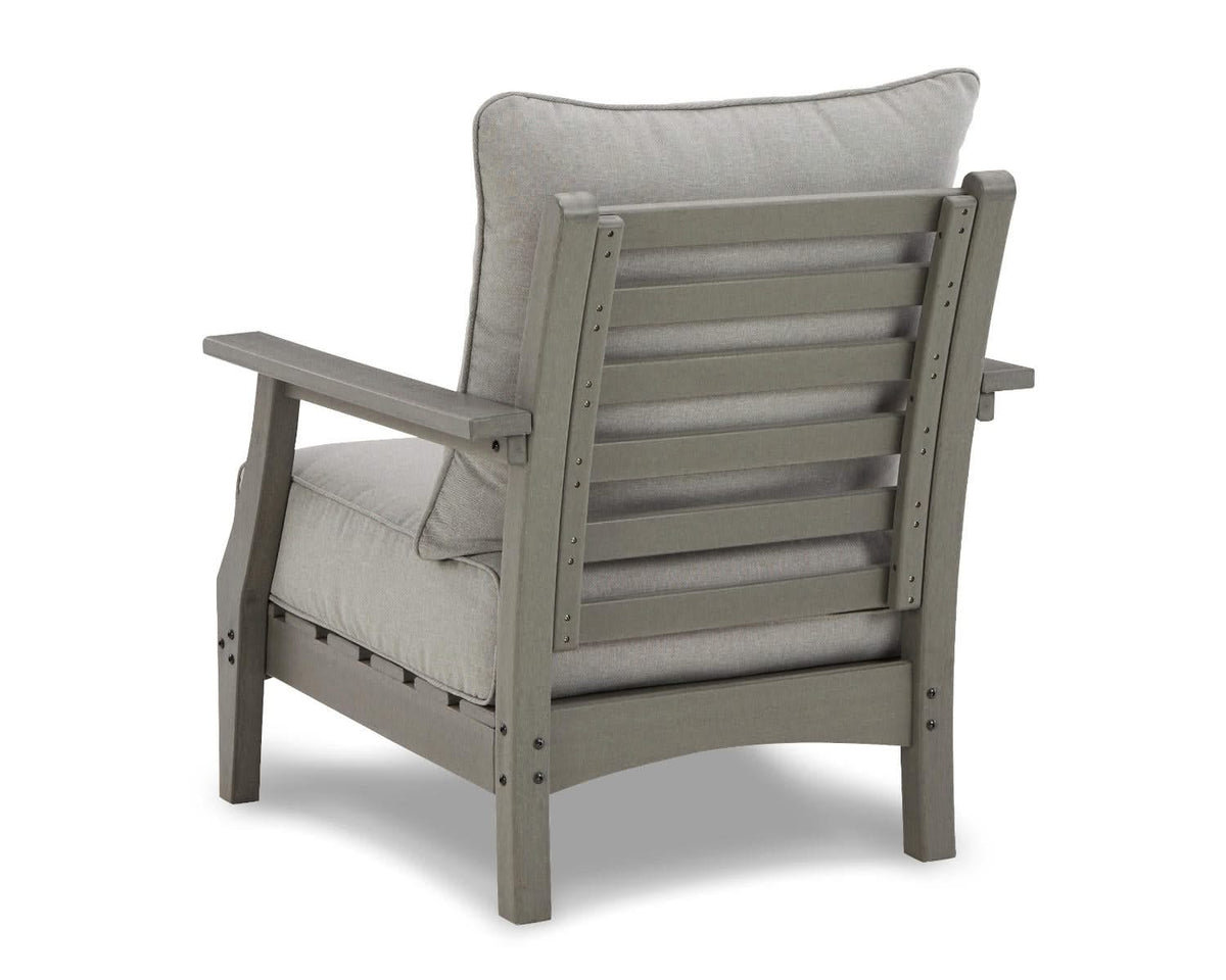 Loveseat de exterior Visola, 2 sillones y mesa de centro