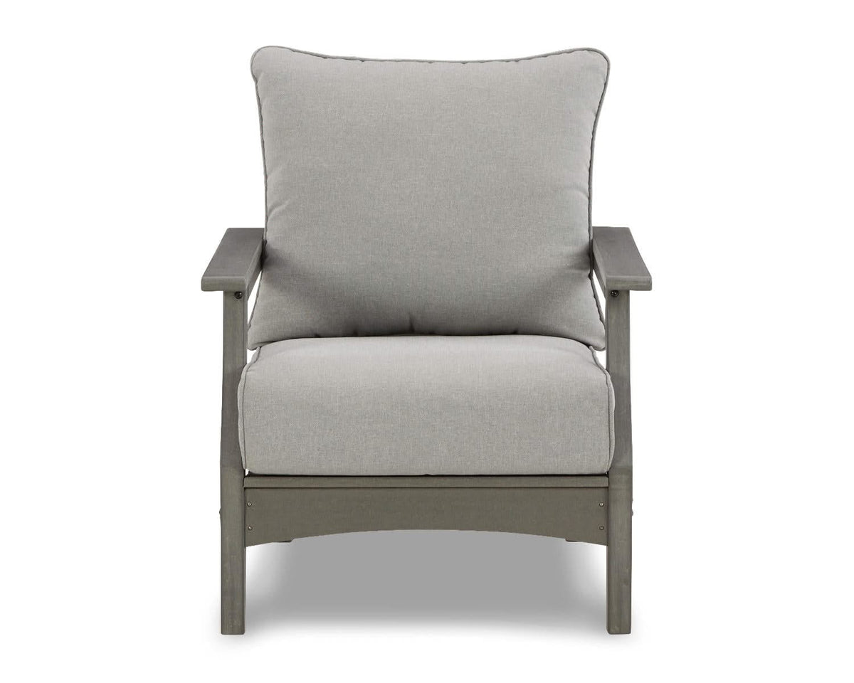 Loveseat de exterior Visola, 2 sillones y mesa de centro
