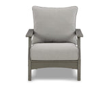 Loveseat de exterior Visola, 2 sillones y mesa de centro