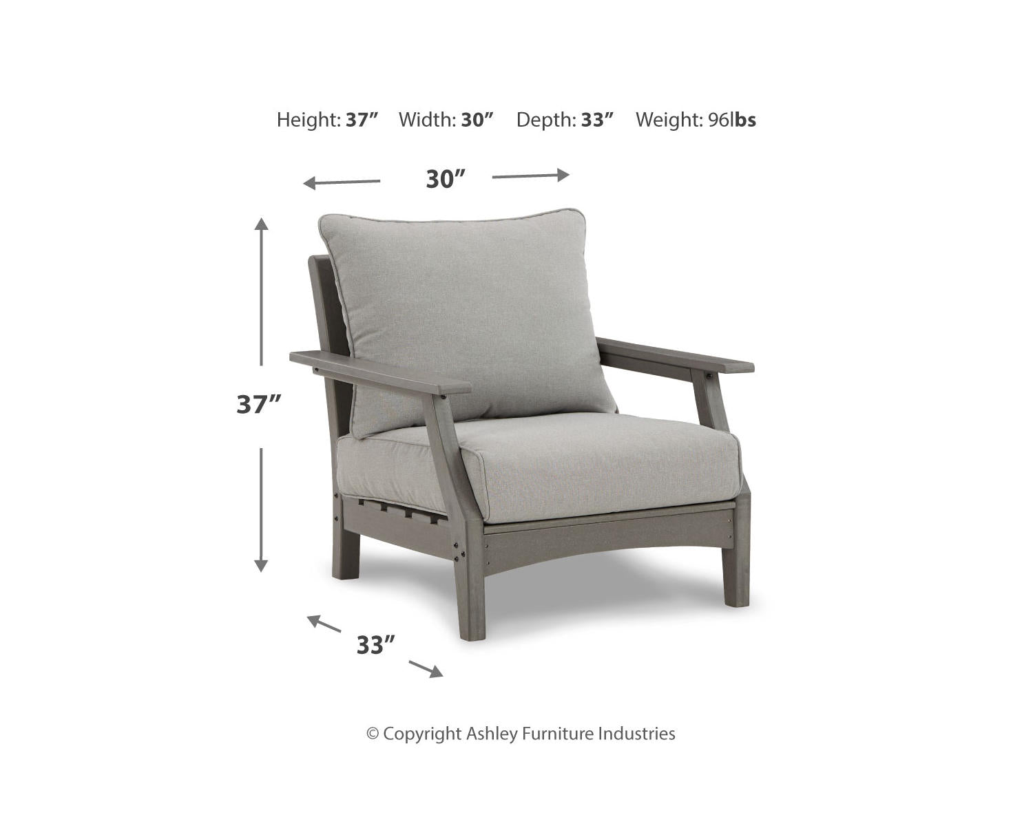 Visola Lounge Chair with Cushion (Set of 2)