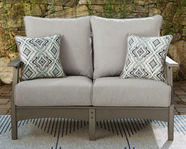 Loveseat de exterior Visola con cojín