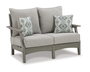 Loveseat de exterior Visola con cojín