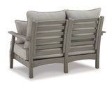 Loveseat de exterior Visola con cojín