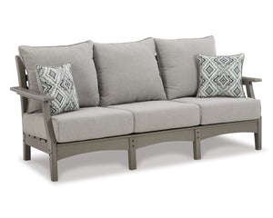 Sofá de exterior Visola, 2 sillones y mesa de centro