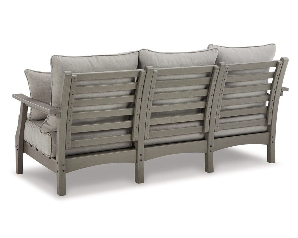 Sofá de exterior Visola, 2 sillones y mesa de centro