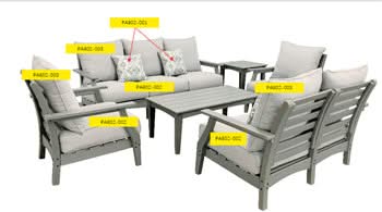 Cojín de asiento Visola