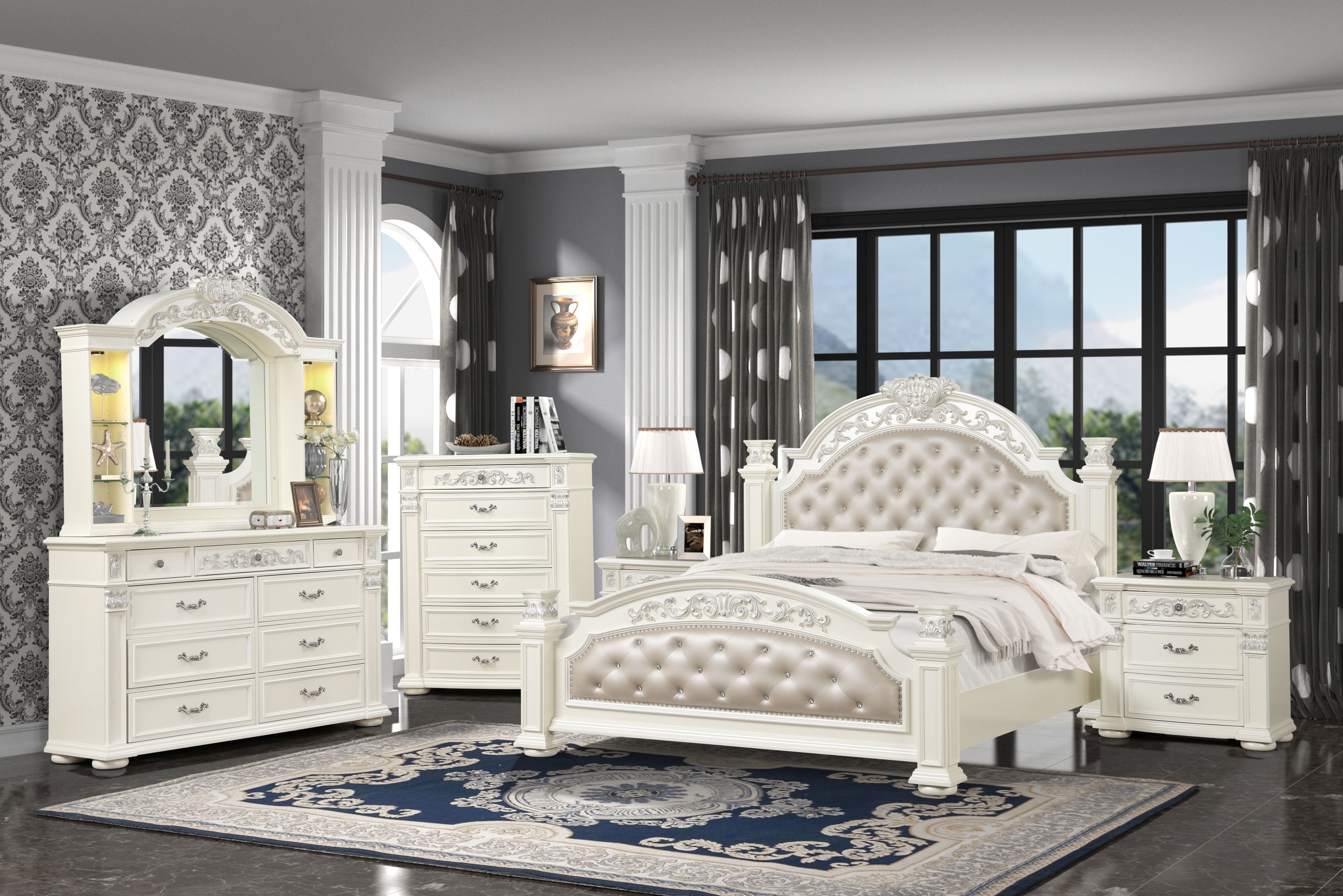 PLATINUM WHITE BEDROOM