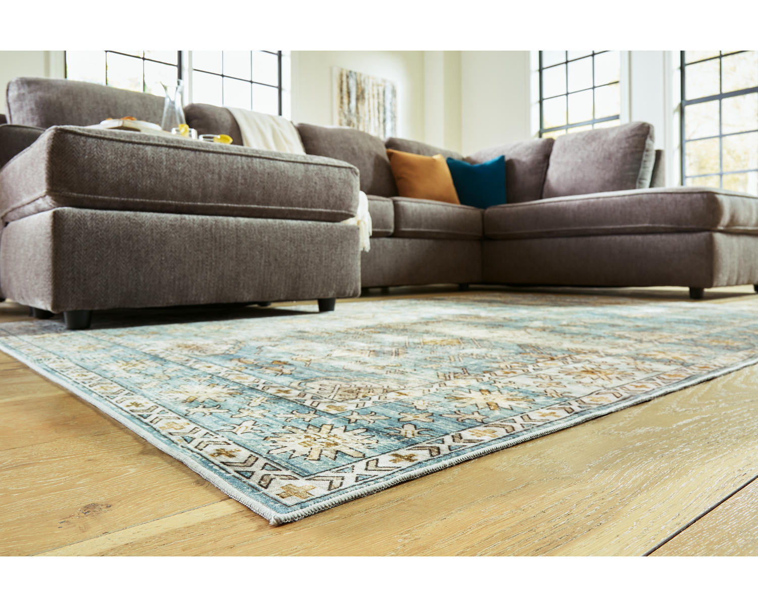 Harwins 5'1" x 7' Washable Rug
